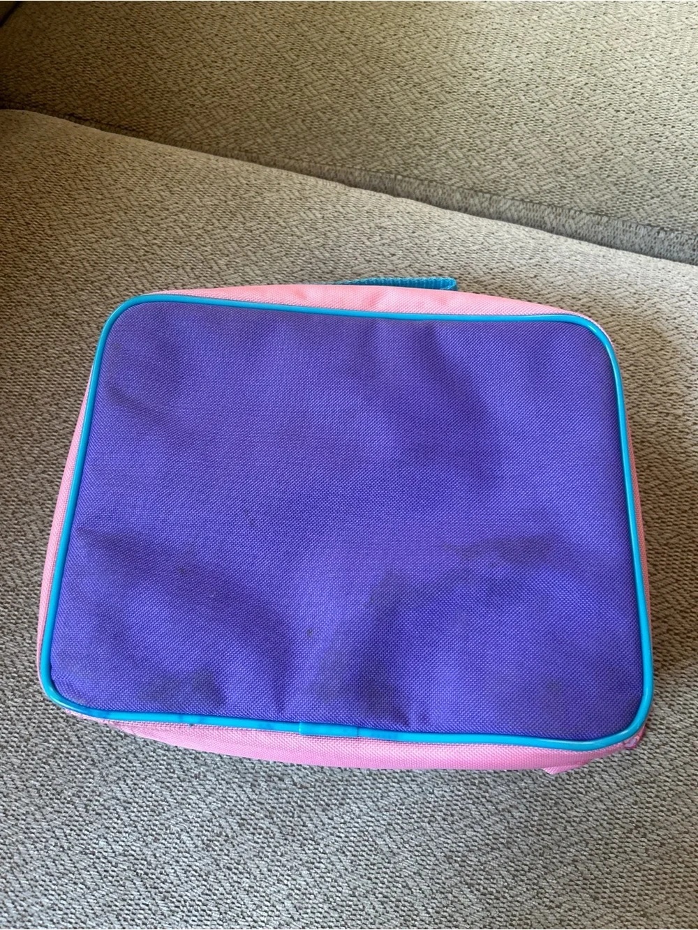 Dora the Explorer Pink & Turquoise Kids Girls Lunch Bag with Boots & Rainbow
